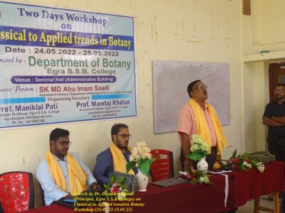 Workshop on Classical to Applied trends in Botany
